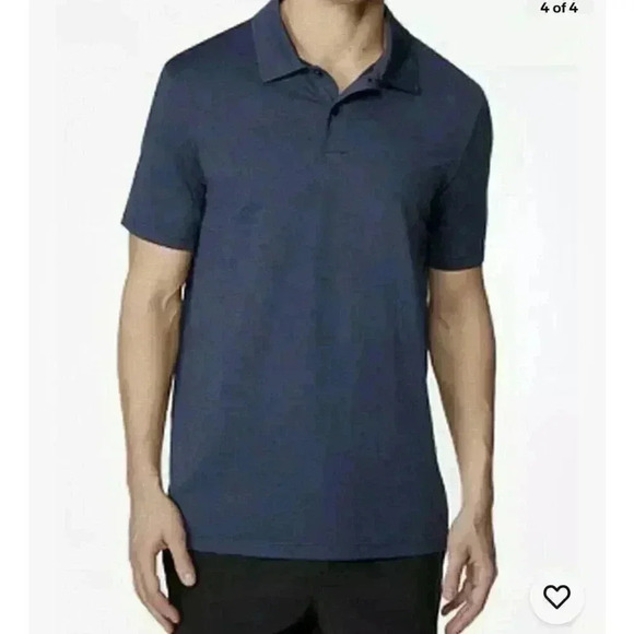 32 Degrees Cool Mens Ultra Lux Polo Deep Pacific Blue, Size XXL - Picture 8 of 8
